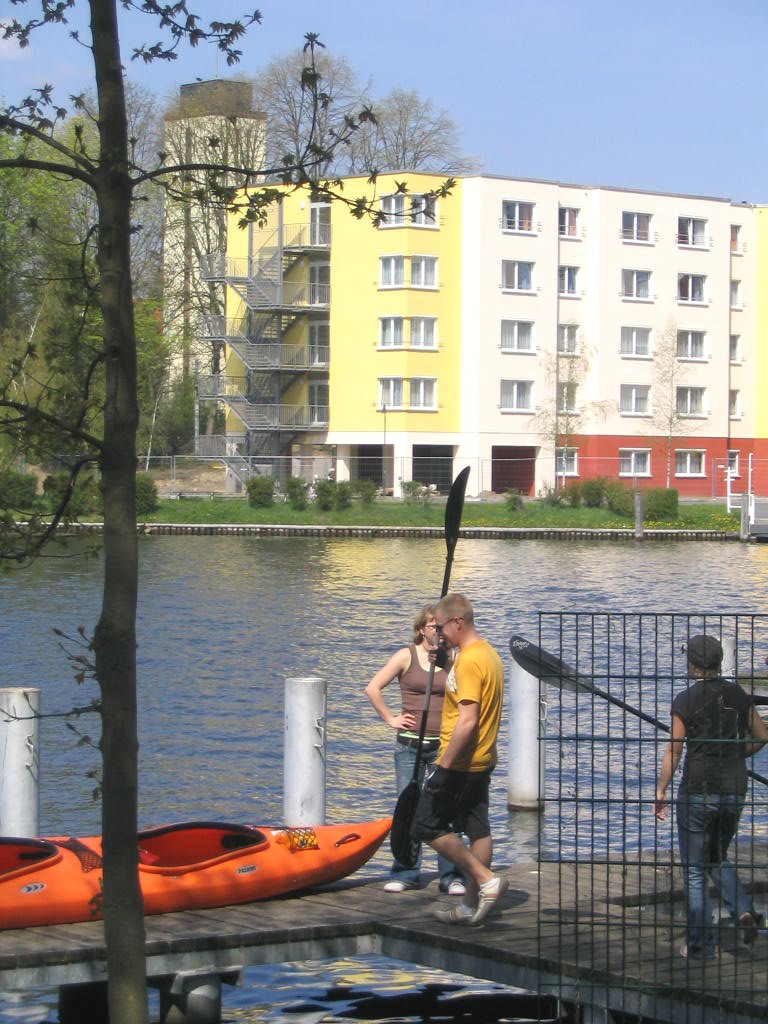 Boostausleihstation am Dmmeritzsee