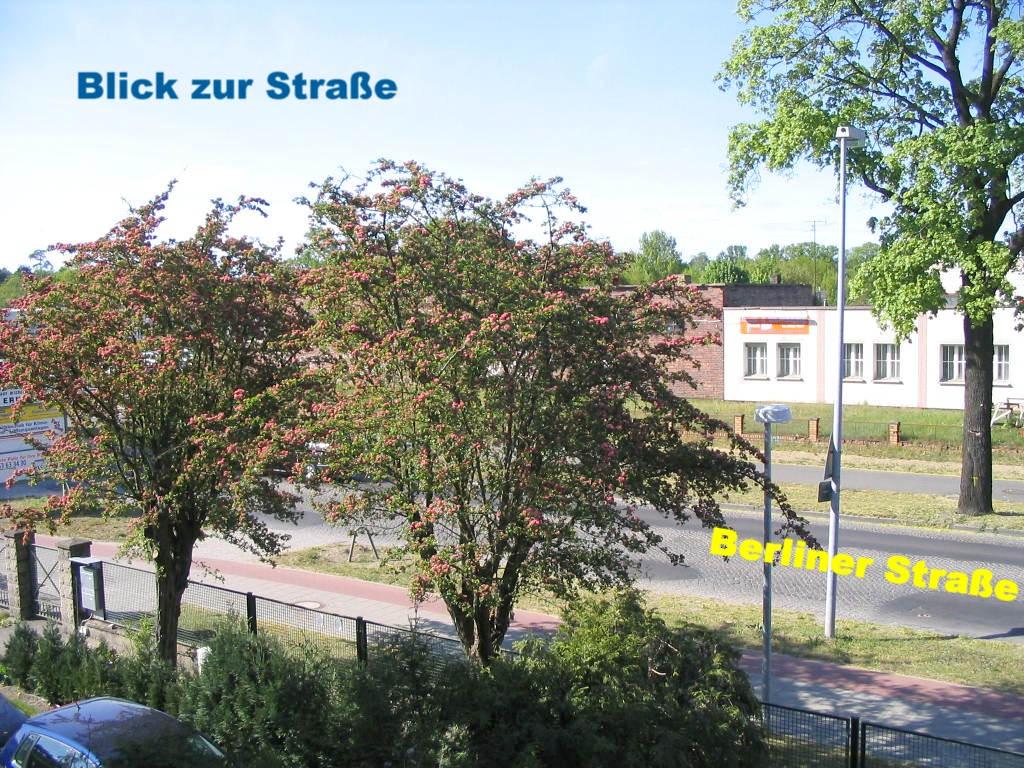 Blick zur Berliner Straße